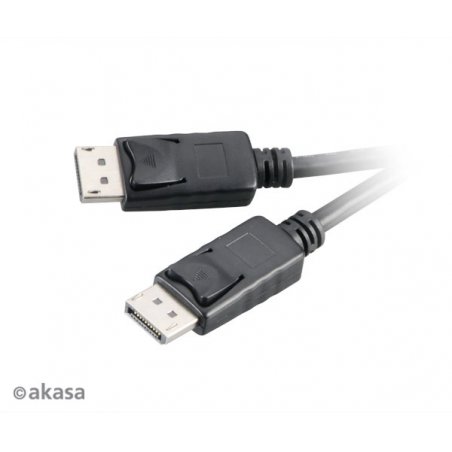 Akasa compatible DisplayPort Kabel 2m - schwarz