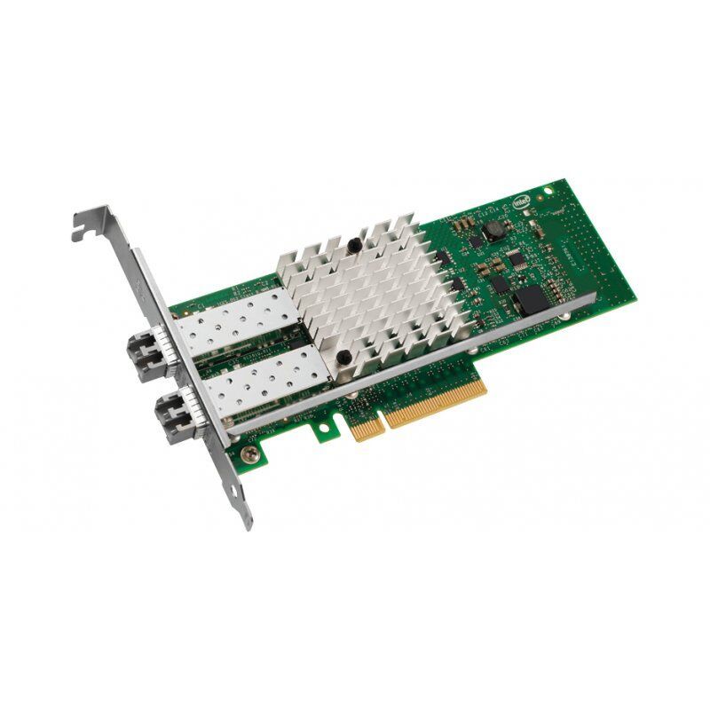 Intel compatible X520-SR2, 2x 10GBase-SR, PCIe x8, low profile - Retail