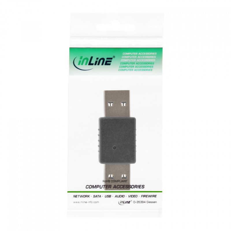 InLine USB 3.0 USB 3.0 A male USB A Bleu
