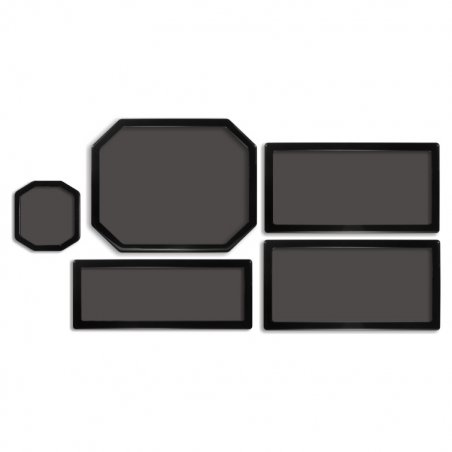 Demciflex Staubfilter-Set für Cooler Master 690 III - schwarz/schwarz