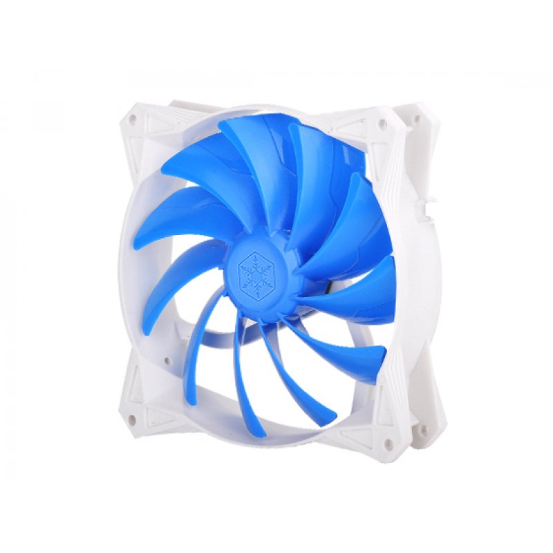 Silverstone SST-FQ122 système de refroidissement d’ordinateur Boitier PC Ventilateur 12 cm Bleu, Blanc