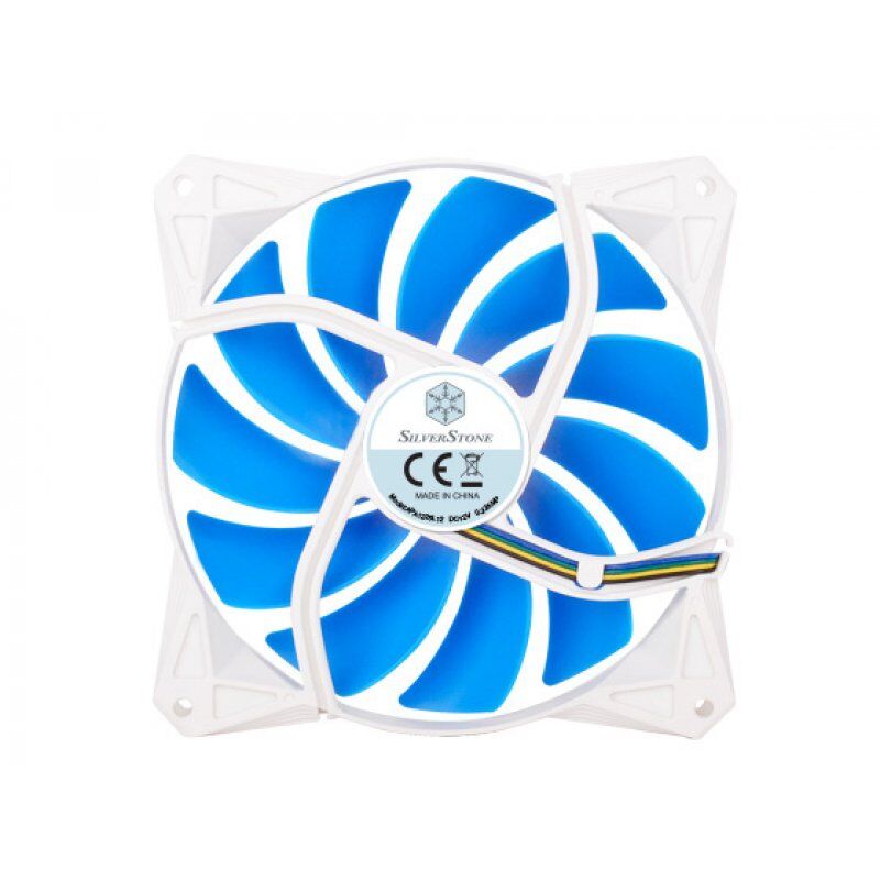 Silverstone SST-FQ122 computer cooling system Computer case Fan 12 cm Blue, White