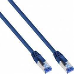 InLine 10m Cat.6(A) S-STP/PiMF câble de réseau Bleu Cat6a S/FTP (S-STP)