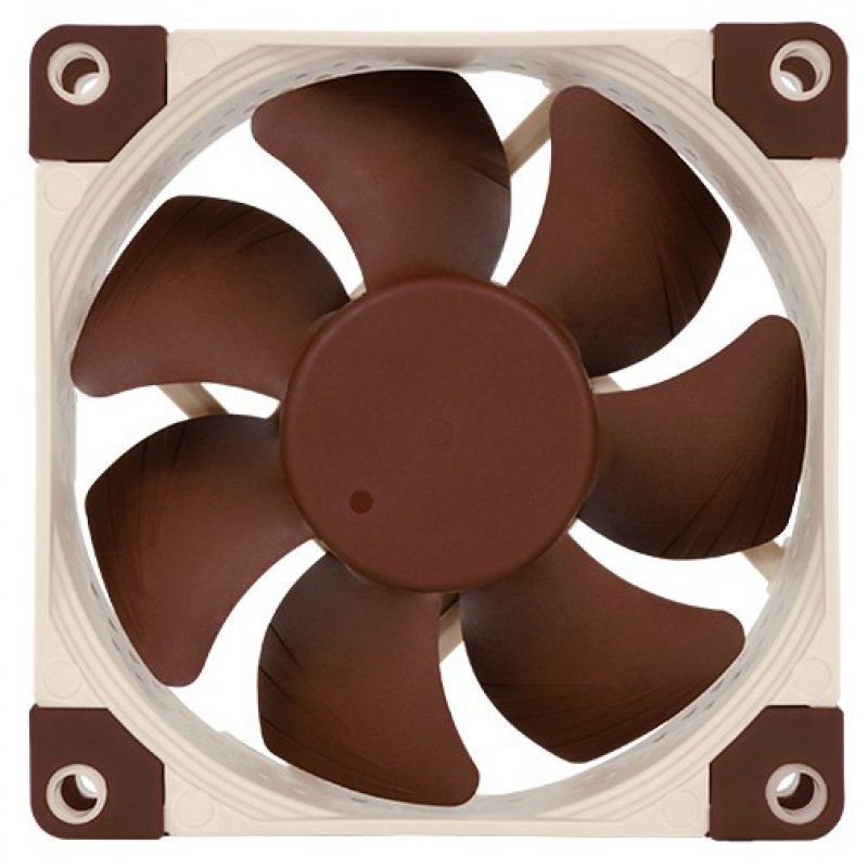 Noctua NF-A8 ULN système de refroidissement d’ordinateur Boitier PC Ventilateur 8 cm Beige, Marron
