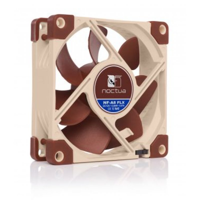 Noctua NOC-NF-A8-FLX Boitier PC Ventilateur 8 cm Beige, Marron 1 pièce(s)