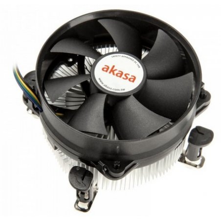 Akasa AK-959CU computer cooling system Processor Cooler 9.2 cm Black, Silver