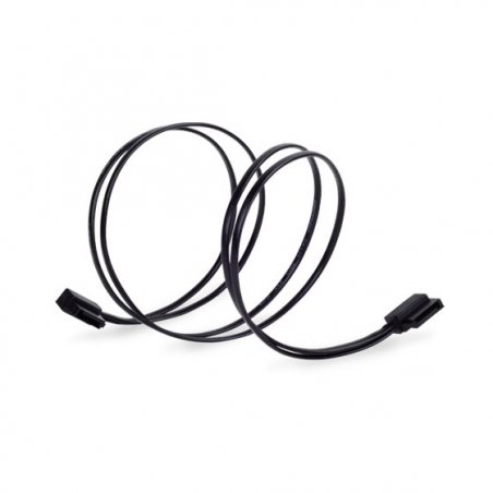 Silverstone SST-CP11B Super Low Profile SATA-Kabel - 50 cm, schwarz