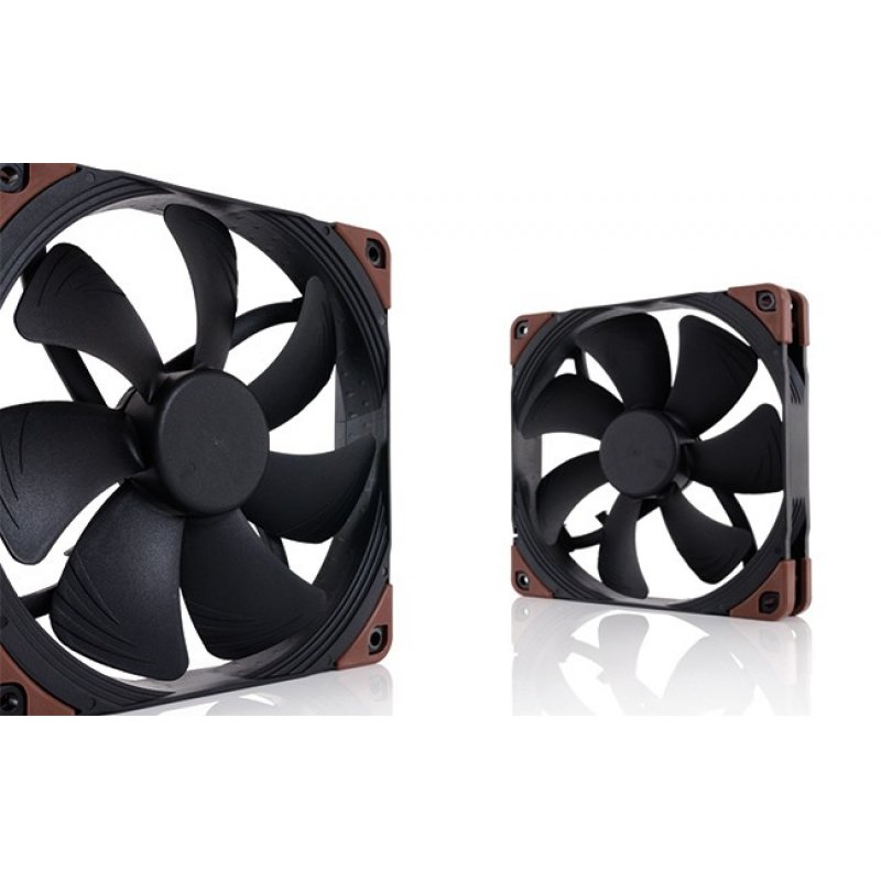 Noctua NF-A14 industrialPPC-2000 Boitier PC Ventilateur 14 cm Noir, Marron