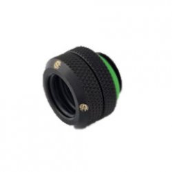 Bitspower Multi-Link Adapter Anschluss gerade G1/4 Zoll AG auf 12mm AD Hardtube - schwarz matt