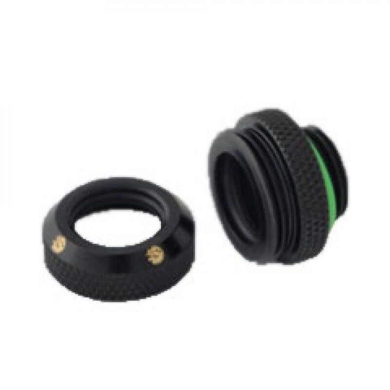 Bitspower Multi-Link Adapter Anschluss gerade G1/4 Zoll AG auf 12mm AD Hardtube - schwarz matt