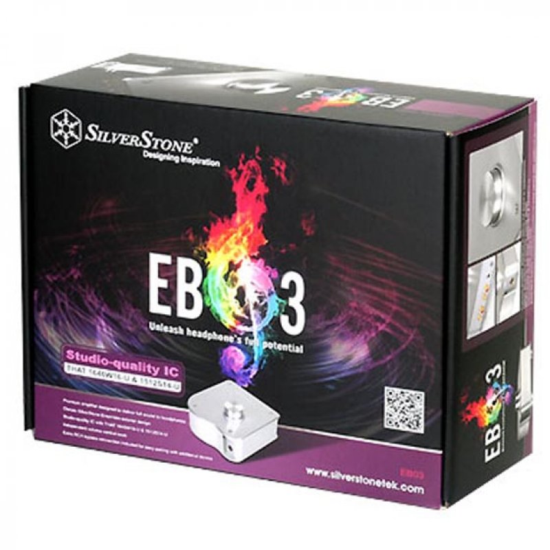 Silverstone SST-EB03S amplificateur pour casque Argent