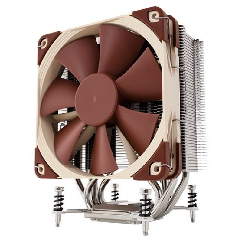 Noctua NH-U12DXI4 système de refroidissement d’ordinateur Processeur Refroidisseur 12 cm Beige, Marron, Argent