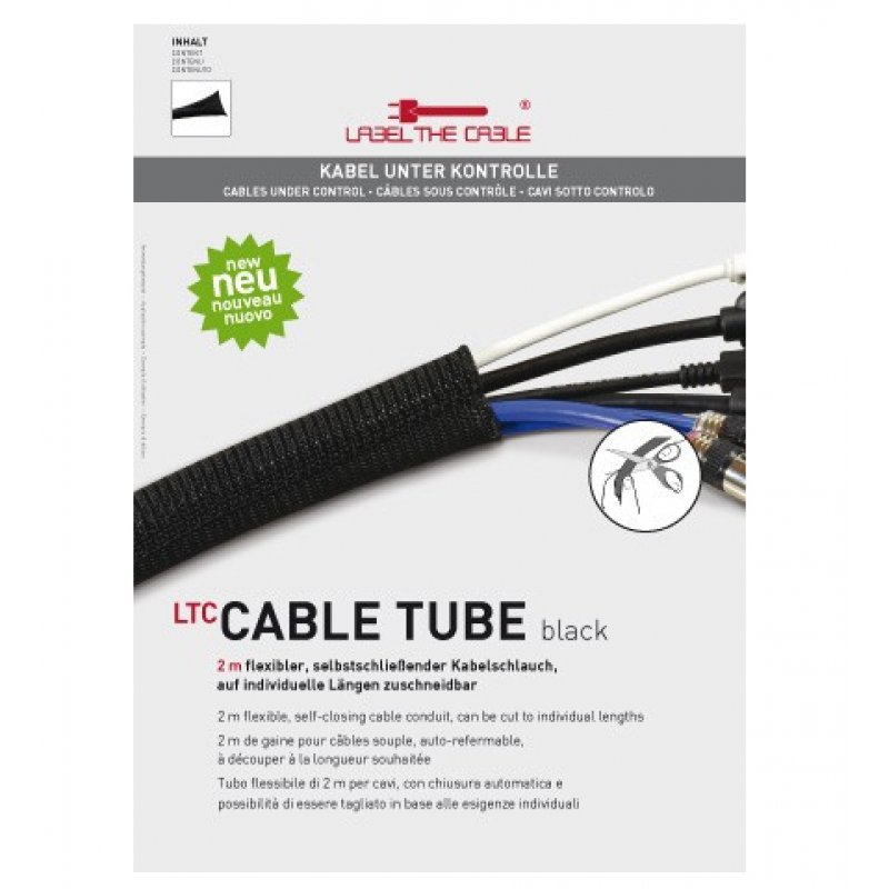 Label-the-cable CABLE TUBE serre-câbles Polyester Noir 1 pièce(s)