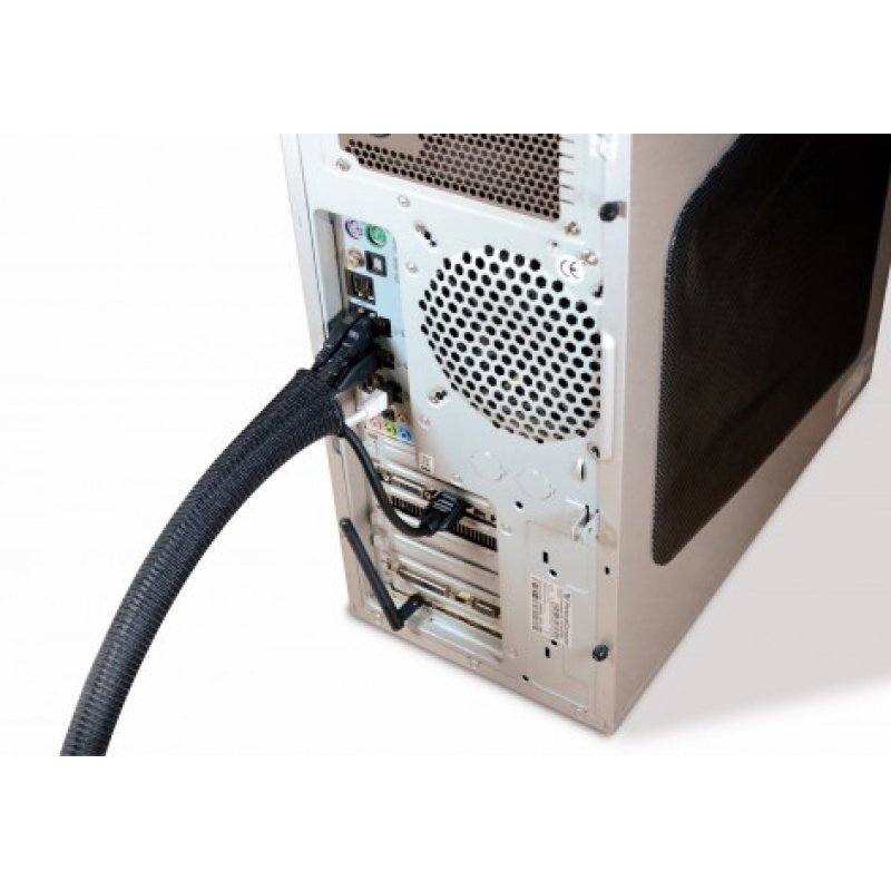 LABEL THE CABLE compatible Kabelschlauch 2m - schwarz