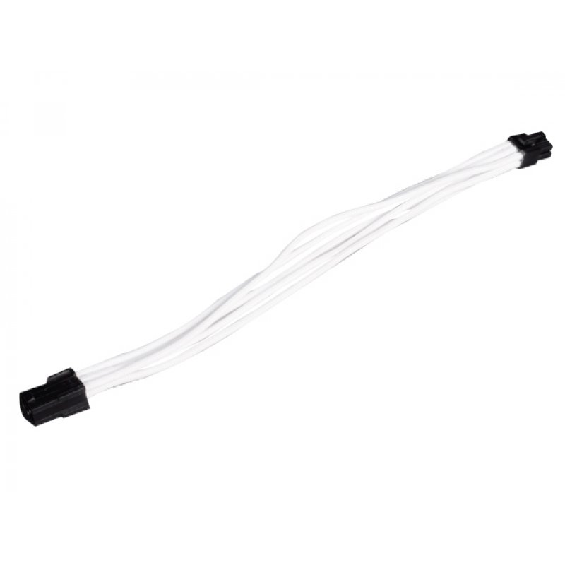 Silverstone 6-Pin-PCIe auf 6-Pin-PCIe Verlängerung - 250mm weiß