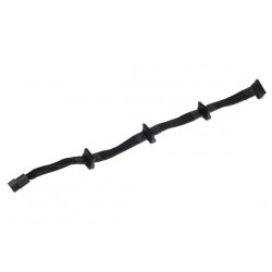 Silverstone 4-Pol-Molex auf 4x SATA Verlängerung - 300mm schwarz