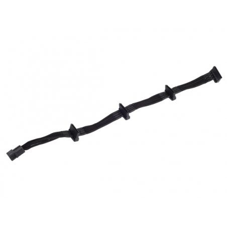 Silverstone 4-Pol-Molex auf 4x SATA Verlangerung - 300mm noir