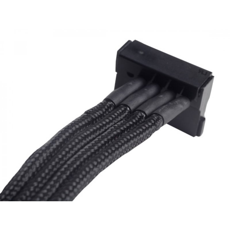 Silverstone 4-Pol-Molex auf 4x SATA Verlangerung - 300mm noir