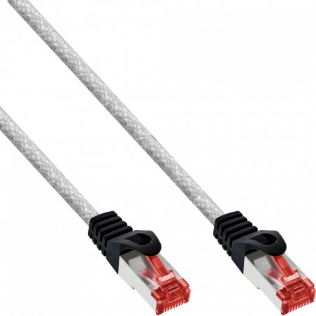 InLine 0.5m S-STP/PiMF Cat. 6 câble de réseau Transparent 0,5 m Cat6 S/FTP (S-STP)