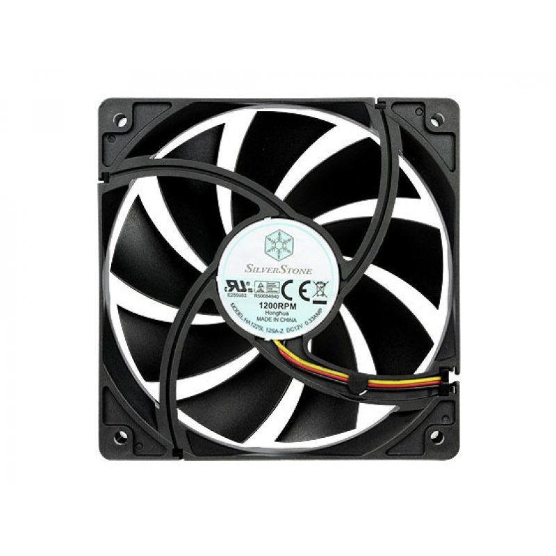 Silverstone FN121-P Boitier PC Ventilateur 12 cm Noir
