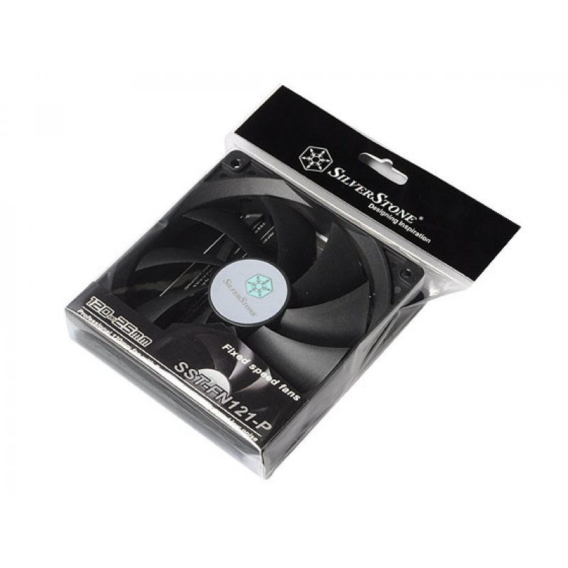 Silverstone FN121-P Computer case Fan 12 cm Black