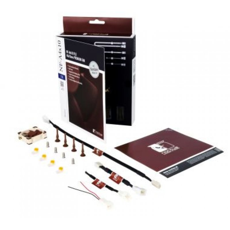 Noctua NF-A4X10-FLX système de refroidissement d’ordinateur Boitier PC Ventilateur 4 cm Beige, Marron 1 pièce(s)