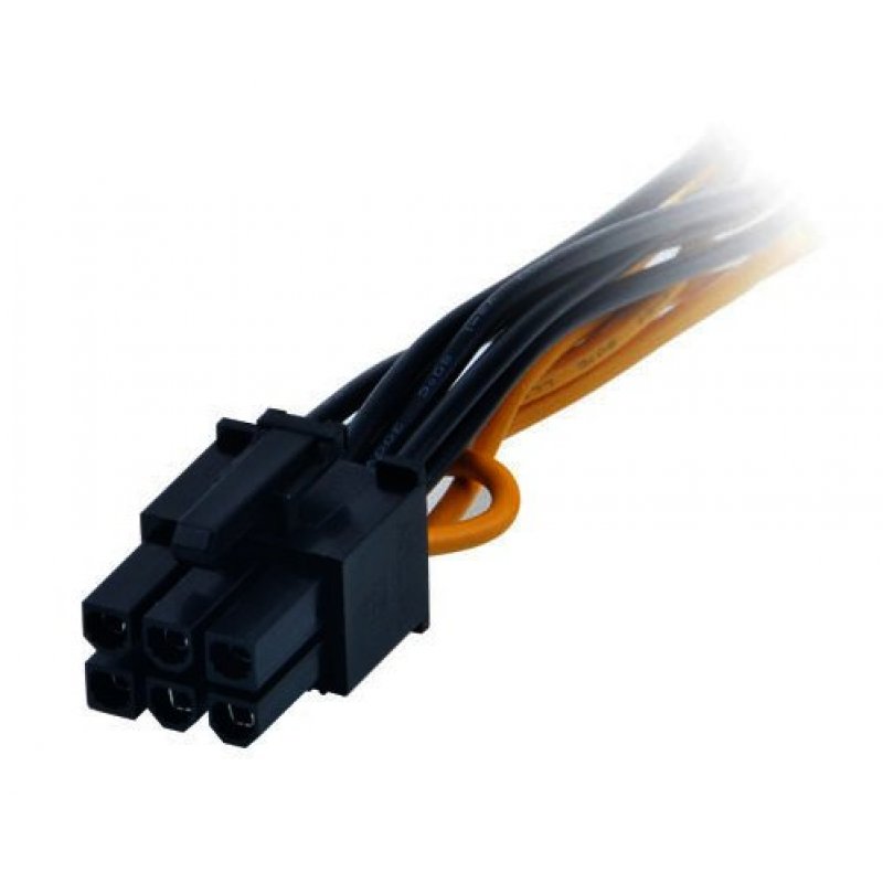 Akasa compatible 2x 15-Pin-SATA auf 1x 6-Pin-PCIe Adapter