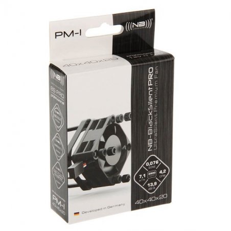 Noiseblocker BlackSilentPro PM-1 Boitier PC Ventilateur 4 cm