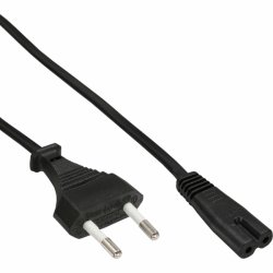 InLine compatible Netzstecker auf Euro 8 Buchse - 1,5m
