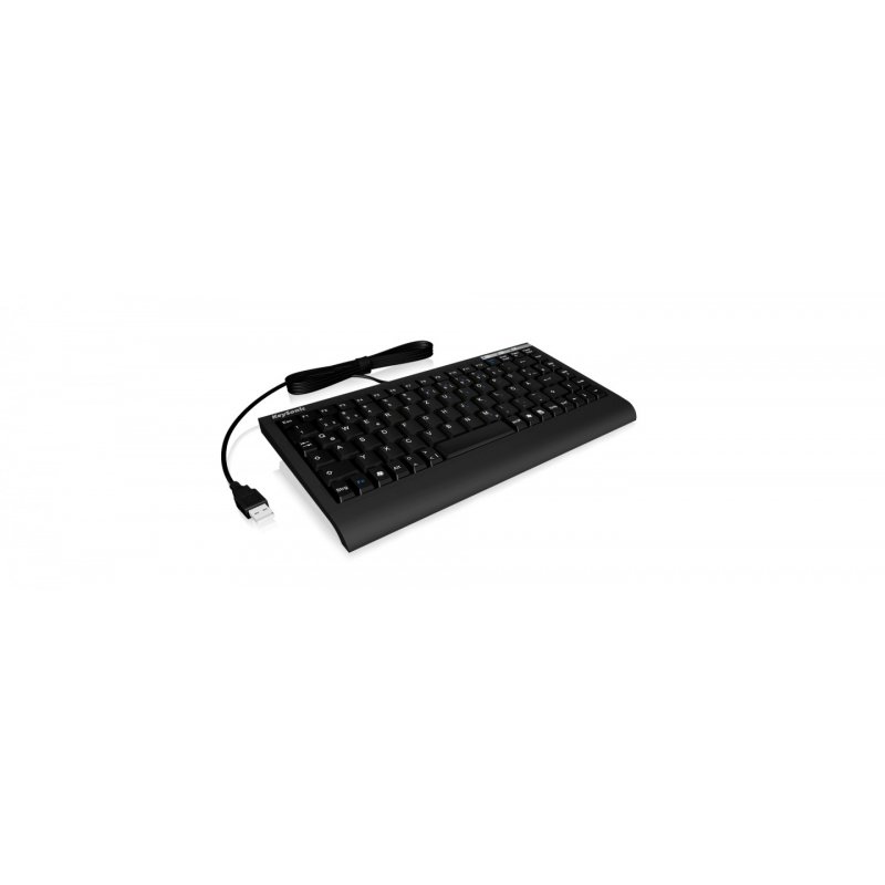 Keysonic compatible Tastatur ACK-595 C+, Softskin - schwarz