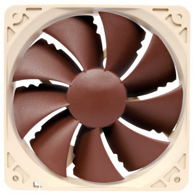 Noctua NF-P12 PWM système de refroidissement d’ordinateur Boitier PC Ventilateur 12 cm Marron, Blanc 1 pièce(s)