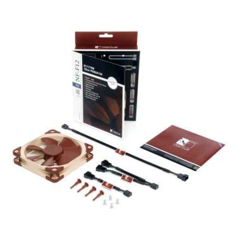 STOCK1 - Noctua NOC-NF-F12-PWM Boitier PC Ventilateur 12 cm Beige, Marron 1 pièce(s)