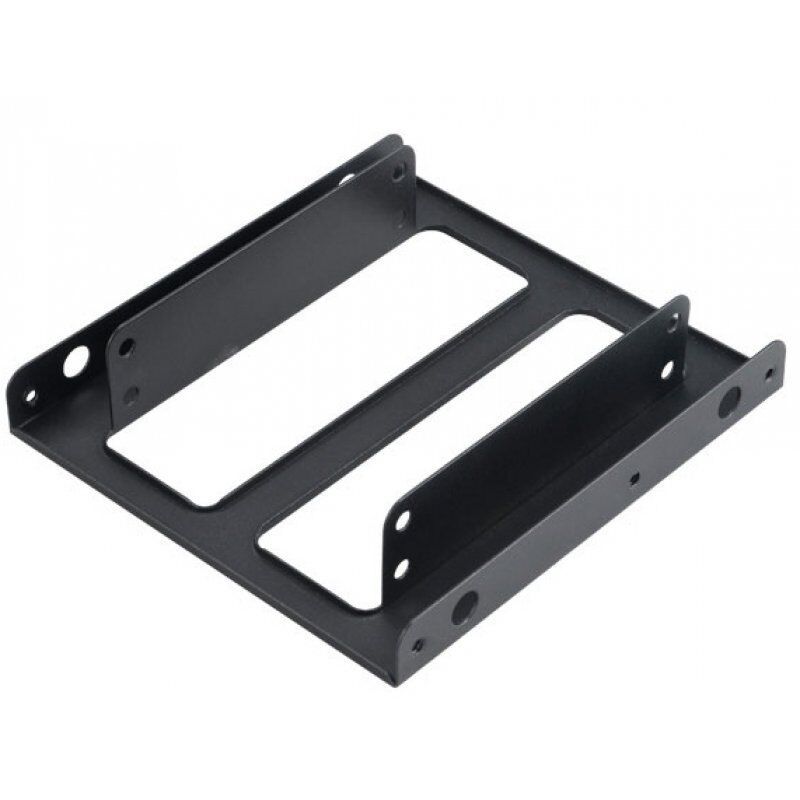 Akasa Mounting adapter allows a 2.5" SSD or HDD to fit into a 3.5" PC drive bay.