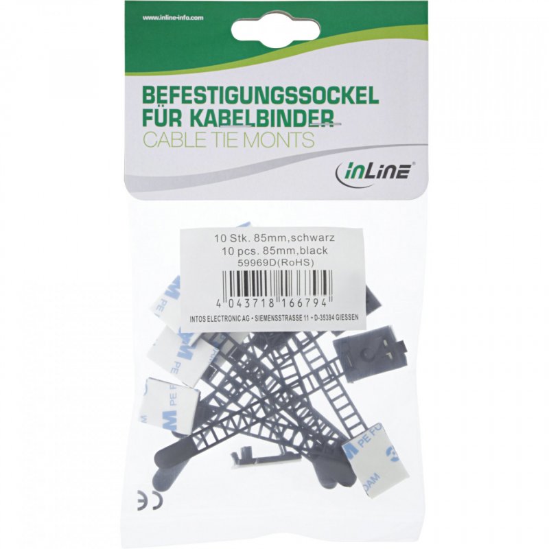 Bündelklemmen-Set 10 Stück 94mm - black