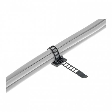 Bundelklemmen-Set 10 Stuck 64mm - black