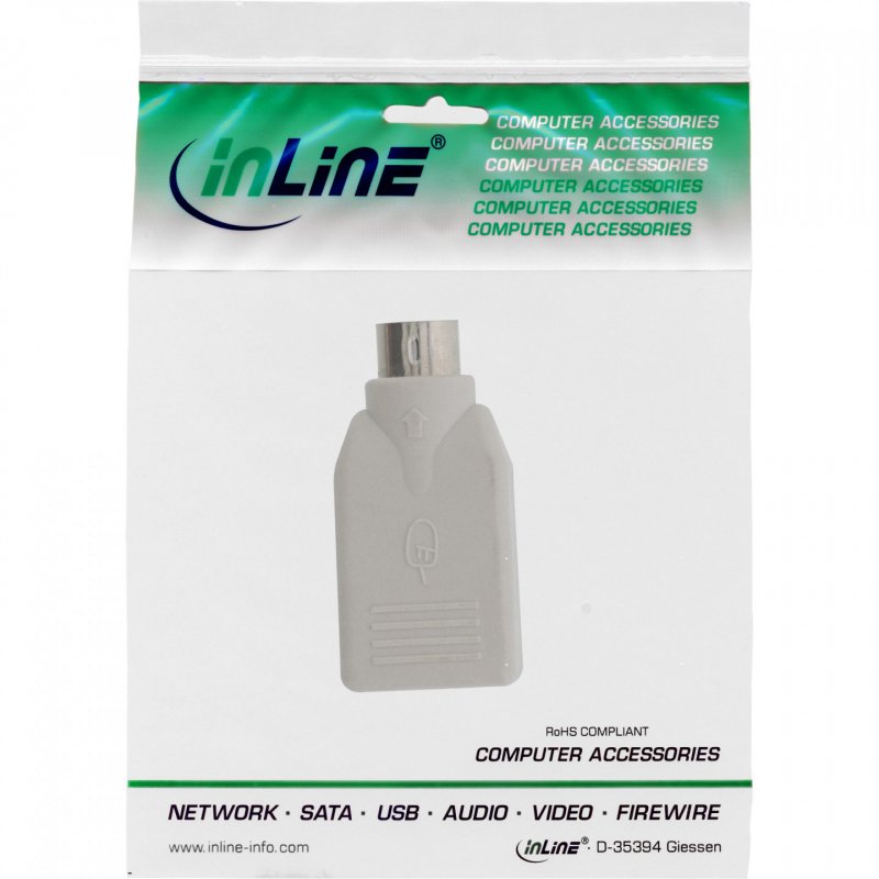 InLine USB Adapter USB A female / PS/2 male