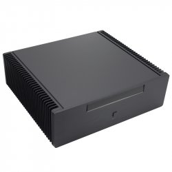 Impactics compatible C3LH-B Mini-ITX Gehäuse mit Standfüßen - schwarz