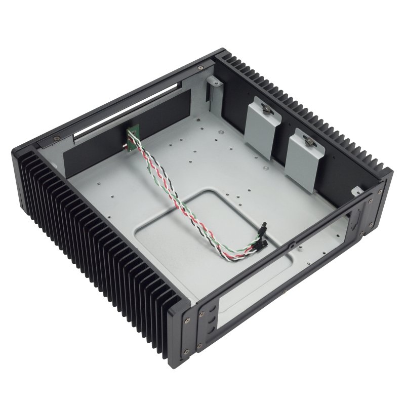 Impactics compatible C3LH-B Mini-ITX Gehäuse mit Standfüßen - schwarz