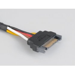 Akasa compatible SATA Stromverlängerung - 30cm