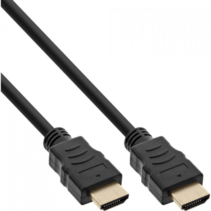 InLine compatible HDMI Kabel High Speed mit Ethernet, schwarz  - 5m
