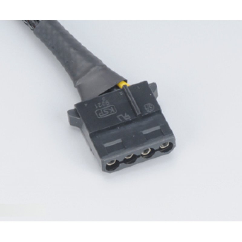 Akasa compatible 4-Pol Molex Verlängerung gesleevt - 30cm black