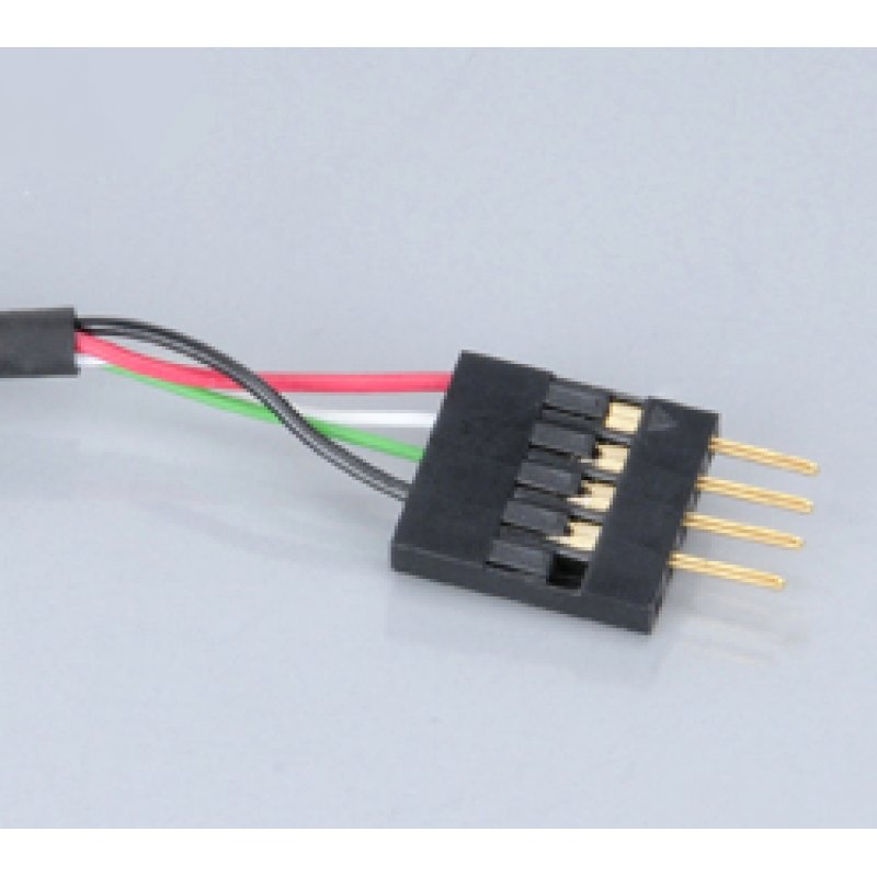 Akasa 0.4m USB (A) câble USB 0,4 m USB A Noir