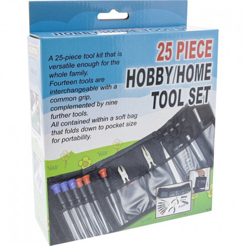 InLine Home and Hobby Tool Set, 25 pieces