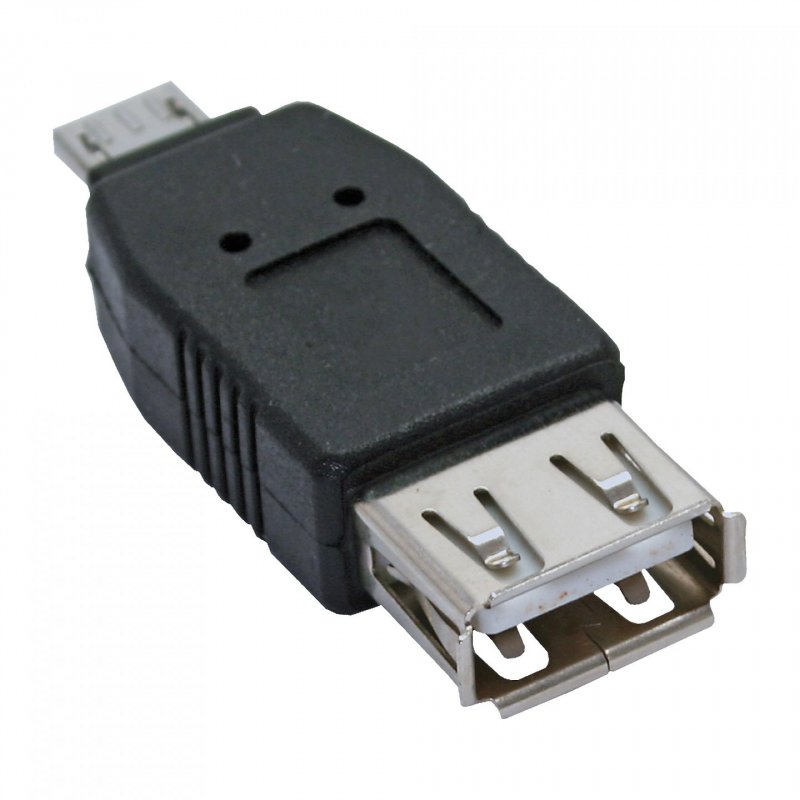 InLine 31600 changeur de genre de câble USB 2.0 A female USB A Noir