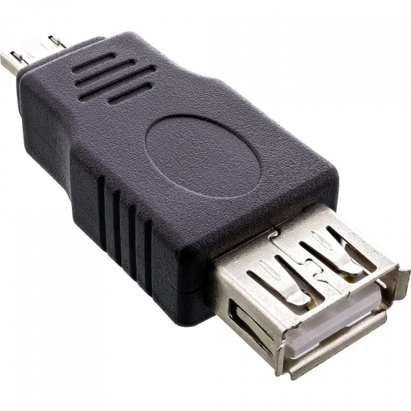 InLine compatible Micro-USB Adapter Micro-A Stecker an USB-A Buchse