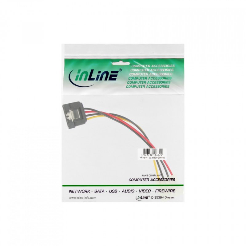 InLine 29670A câble électrique Multicolore 0,15 m