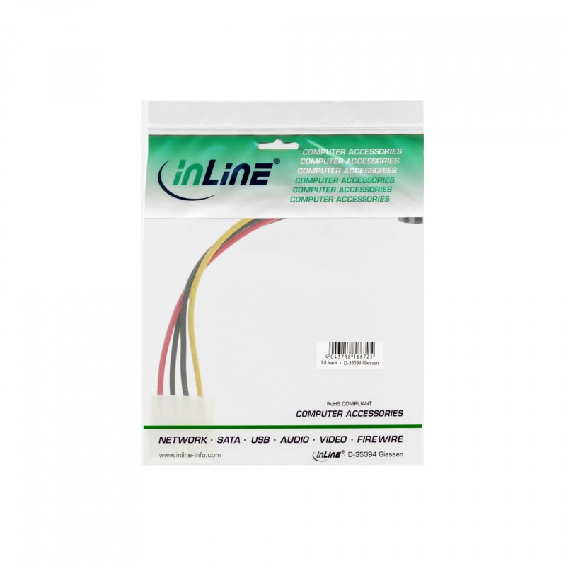 InLine 29670X câble électrique Multicolore 0,15 m
