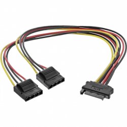 InLine 29684 câble SATA 0,3 m Multicolore