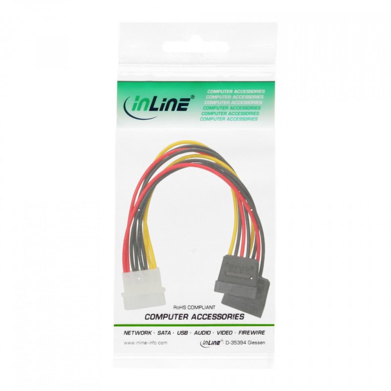 InLine 29672 câble électrique Multicolore 0,2 m