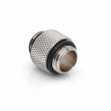 Bitspower Adapter gerade G1/4 Zoll AG auf G1/4 Zoll AG - lang, silber glänzend